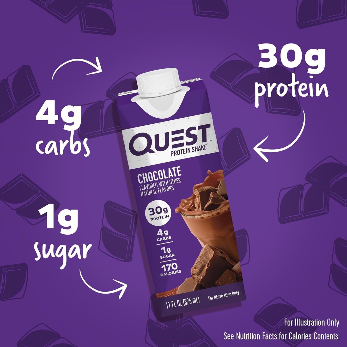 Quest Nutrition Ready To Drink Chocolate Protein Shake