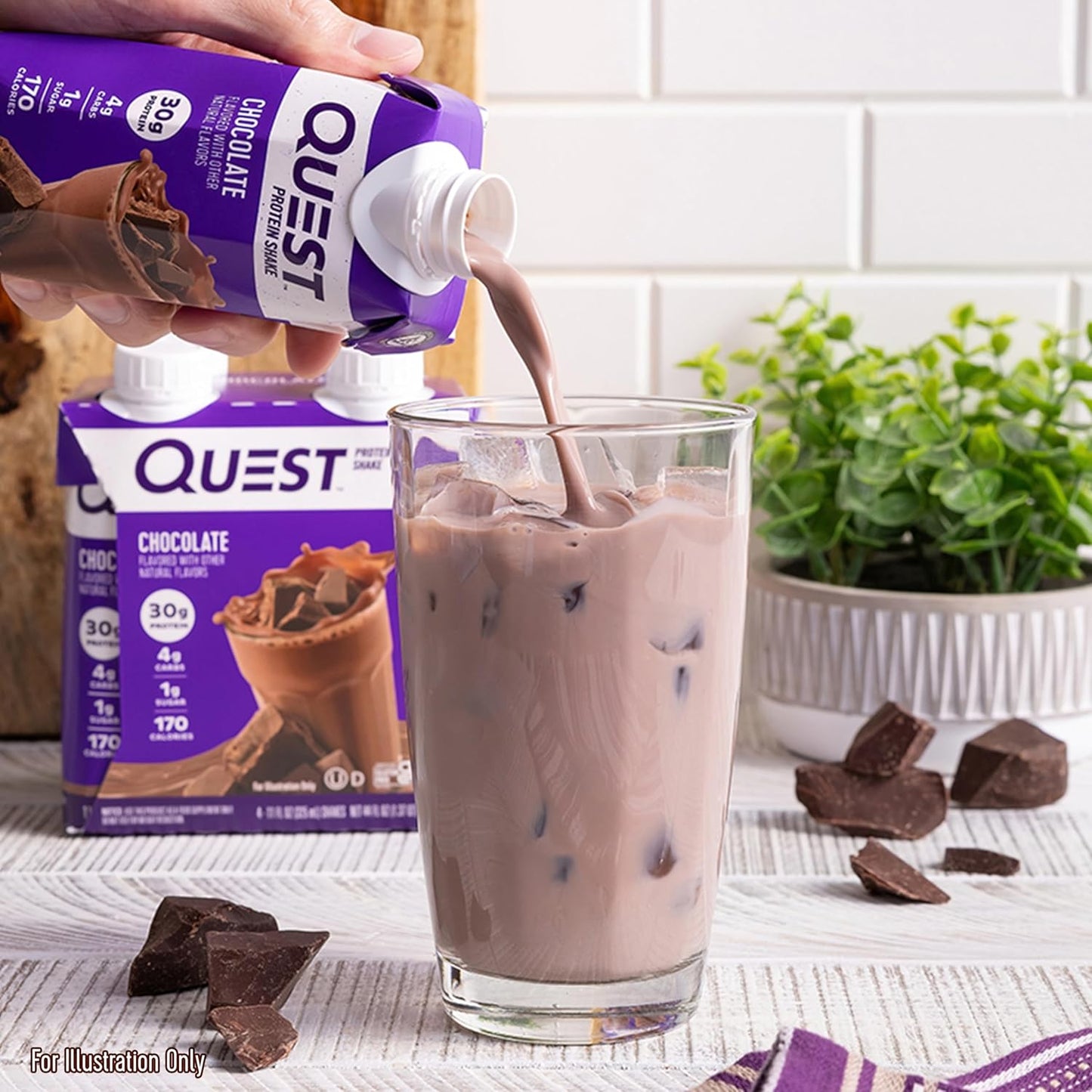 Quest Nutrition Ready To Drink Chocolate Protein Shake
