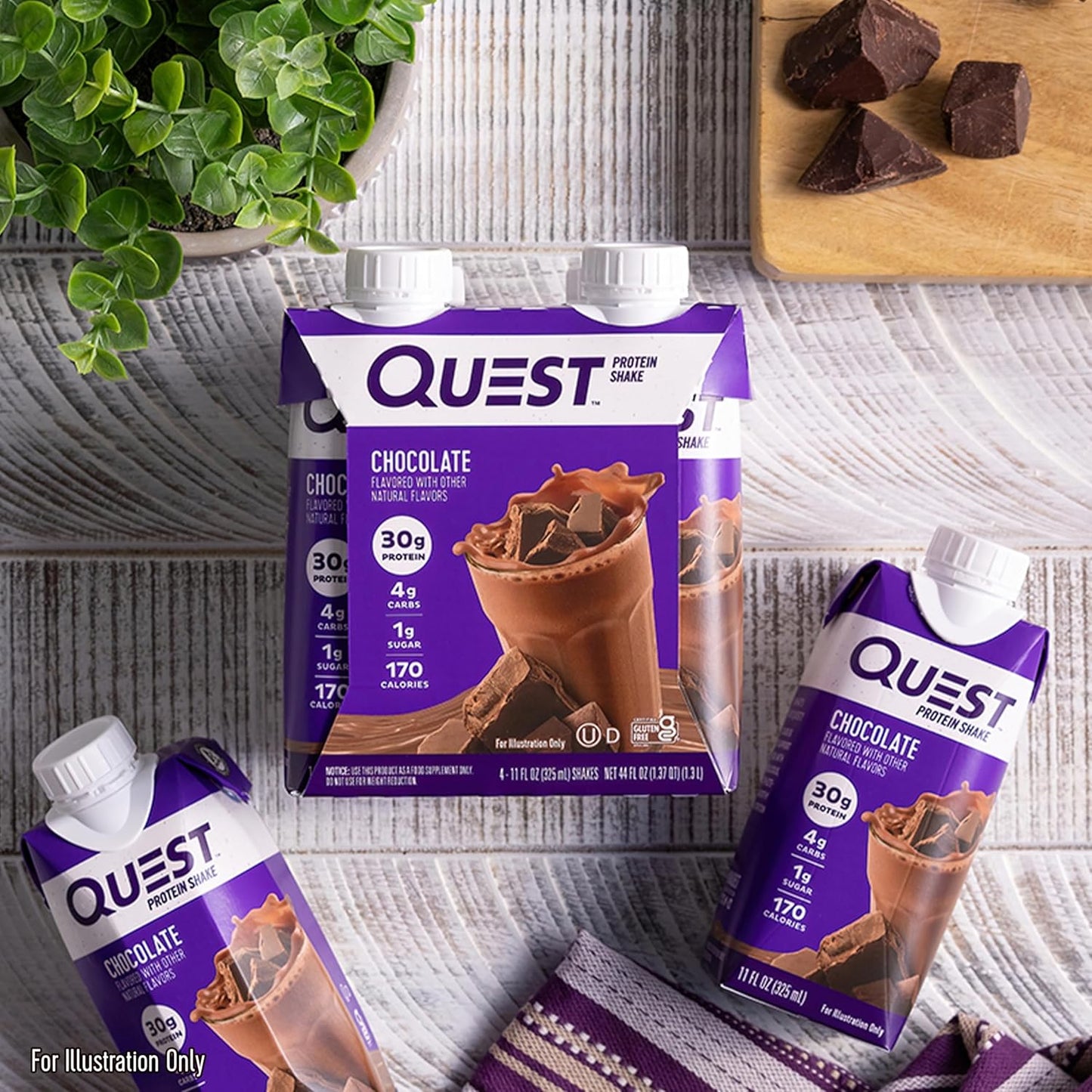 Quest Nutrition Ready To Drink Chocolate Protein Shake